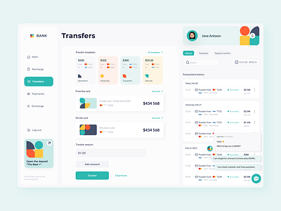 Banking platform: dashboard app bank banking branding cards design expences incomes interface sketch transacrions ui ux vector