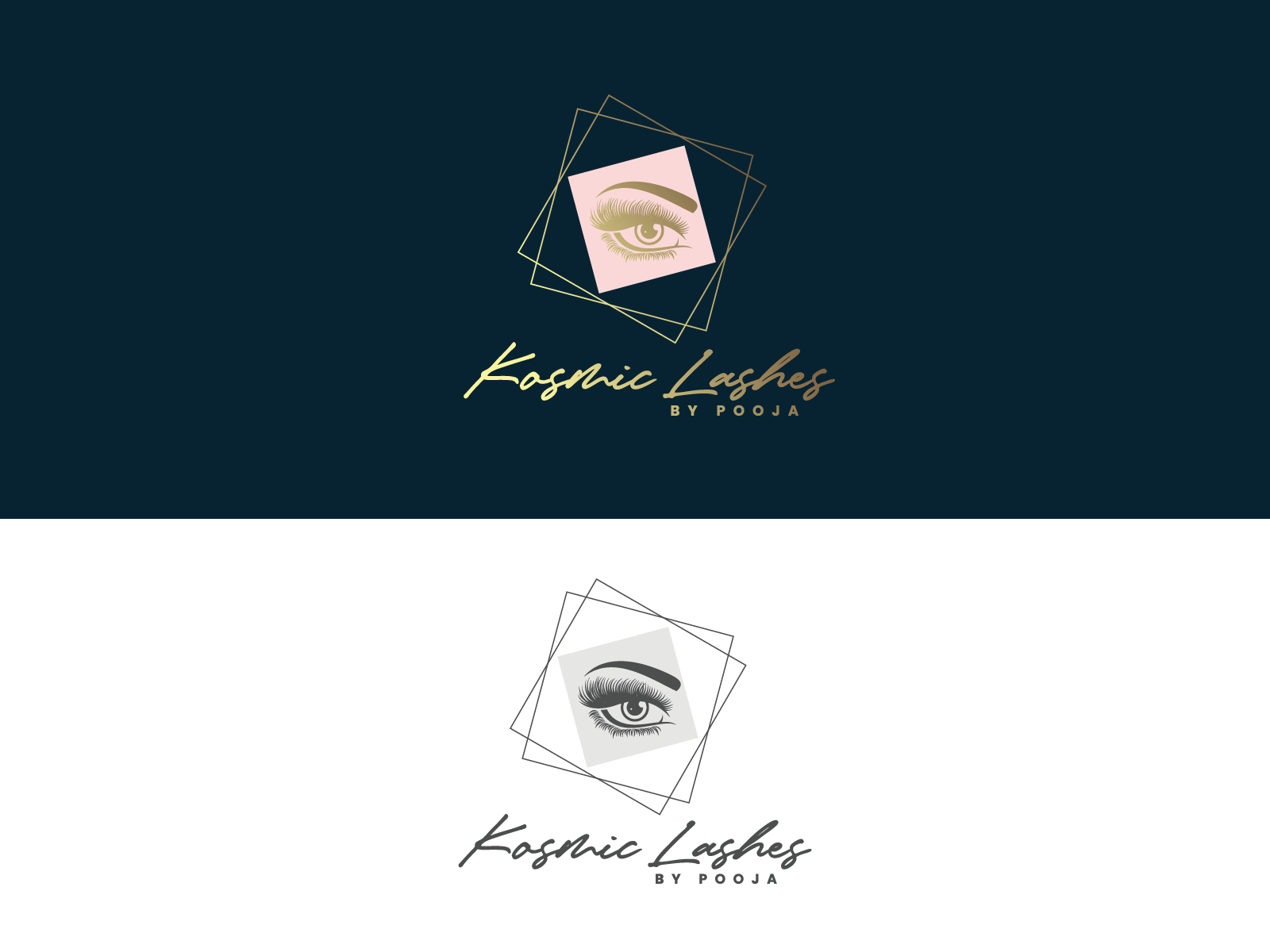Example of Kosmic Lashes // Logo Design