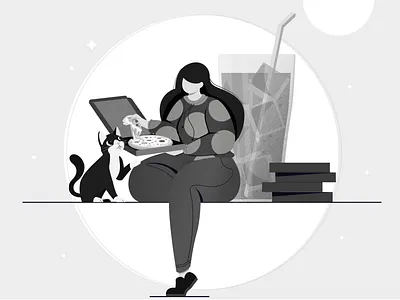 brunch character design colors concept design digital flat vector illustration sunday vector