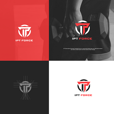 IPT Force branding ecommerce fiverr fiverr.com fiverrgigs flat graphic design logo designer minimalist modern
