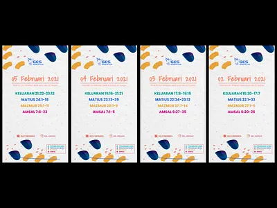 Daily Verse // Social Media banner design branding design graphic design graphicdesign rebranding social media