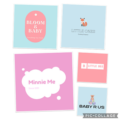 Day 46 of #dailylogochallenge baby clothes canva dailylogochallenge design logo logodesign