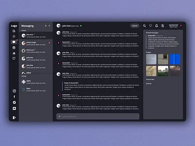 Messaging Gaming Tool UI board direct message direct messaging game game ui gamer gaming gaming platform group icon message message board messager messages platform ui