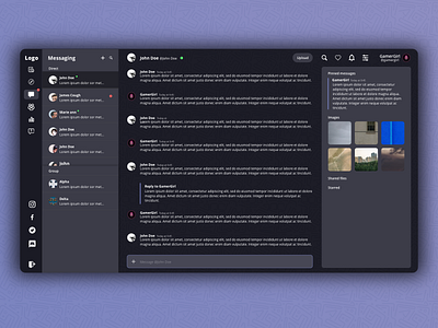 Messaging Gaming Tool UI board direct message direct messaging game game ui gamer gaming gaming platform group icon message message board messager messages platform ui