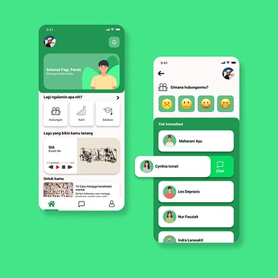 Mental Health App app branding design graphic design icon ui uidesign ux uxdesign web
