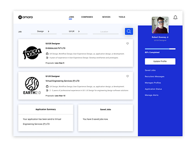 Day50 Job Listing design typography ui