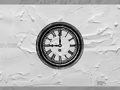 Time creative design illustration logo