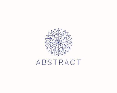 Abstract Geometric Polygonal Logo (For Sale!) abstract clean company design elegant icon linear logo logotype minimal minimalist modern ornament polygonal shape sign simple star thin vector