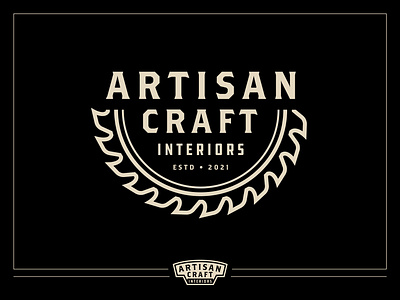 Artisan Craft | 03 badge brand branding building craft illustration logo saw vector woodwork