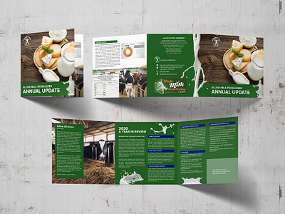 Allied Milk Producers annual update cheese cow milk farm producers trifold