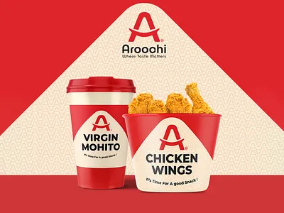 Aroochi Logo and Branding abstract branding chicken logo chicken wings design design agency flat icon identity identity design illustration logo logo design restaurant restaurant app restaurant branding restaurant logo symbol symbol design symbol icon