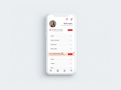 User Profile app challenge clean dailyui day6 design designs fresh minimal profile page profiles setting ui userprofile ux