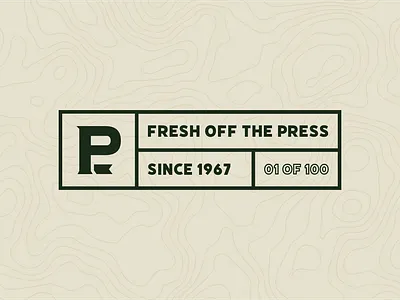 Lone Pine Book Label book brand branding design heritage icon layout logo minimalism typography vintage