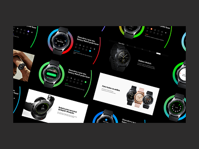 Samsung Wearables design interface ui