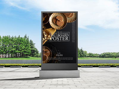 Park Side Outdoor Billboard Poster Mockup Free branding download font frame free free mockup freebie identity logo mock up mockup mockup free mockup psd mockups poster mockup poster mockup free print psd stationery template