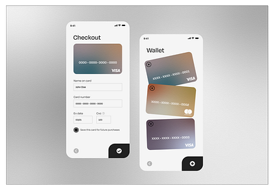 Daily UI 002 - Checkout app checkout checkout form concept design credit card credit card checkout credit cards ecommerce ecommerce app mobile ui ux ui ux design wallet wallet ui