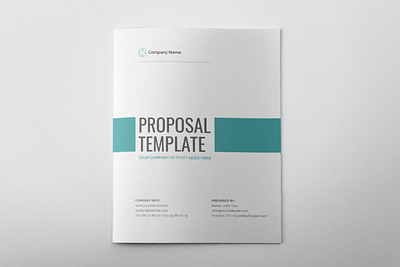 Proposal Template brochure design print proposal template