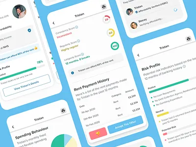 Open Banking - Affordability Check app mobile offer open banking report ui ux verified