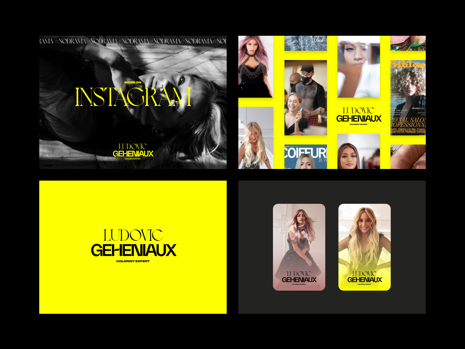Example of Ludovic Geheniaux Branding