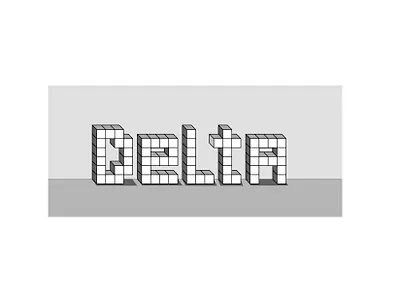 Day 17 - Geometric cubes dailylogochallenge dailylogochallengeday17 deltalogo geometric logo logodesign vector
