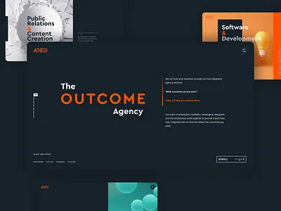 Adeo MENA 3d illustrations bold branding digital agency graphic design landing page typography ui ux web design website design