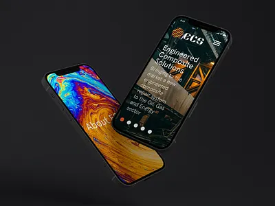 ECS Mobile Site branding design digital graphicdesign identity layout logo mobile uidesign web webdesign website
