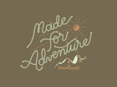 Made for Adventure Shirt bluequail childrens illustration cowboy kids kids clothing lasso lettering preuve rope rope lettering shirt sun pretection texas