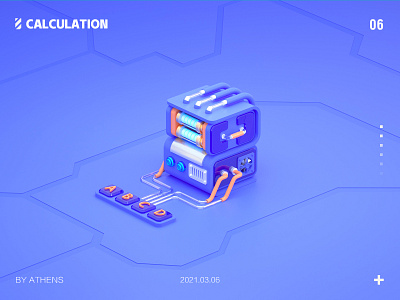 Graph calculation 3d c4d calculation data illustrations originality 科技