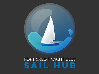 P.C.Y.C. Sail Hub - Logo & Branding branding logo vector