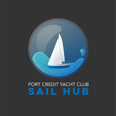 P.C.Y.C. Sail Hub - Logo & Branding branding logo vector