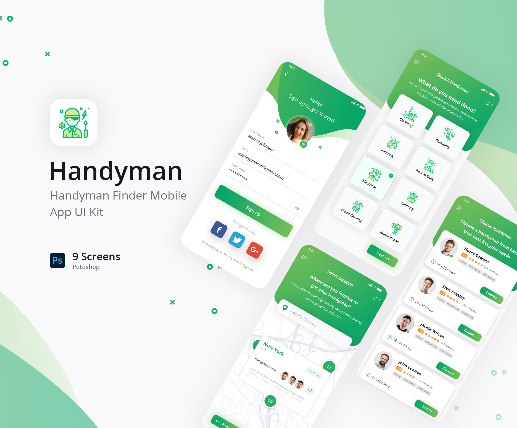 Example of Mobile App UI UX Design