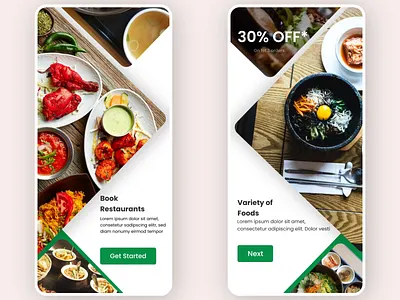 Food Delivery App - Onboarding Screen figma food app onboarding ui online delivery userinterface