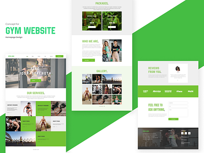 GYM website prototype design fitness fitness website gym gym website web prototype