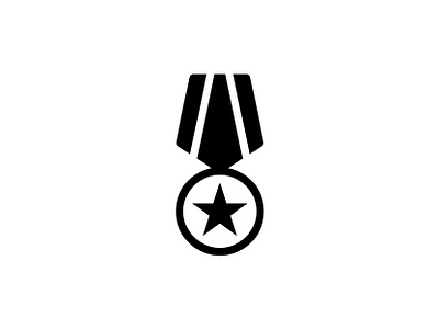 Medal Badge 🎖️👇 achievement art award badge black design glyph graphic icon medal police position prize reward star vector