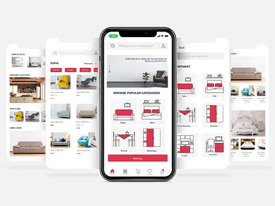 Furniture App app app design app ui app ux design minimal mobile app design mobile ui product design ui ui ux ui design uidesign ux design