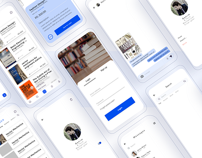Liber app design e commerce homepage mobile ui selling app typography ui ux ui design ui web design