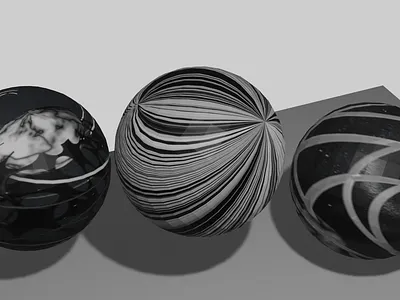 Black and White Abstract Design abstract art blackandwhite blender3d blender3dart blendercycles branding design sphere webdesign