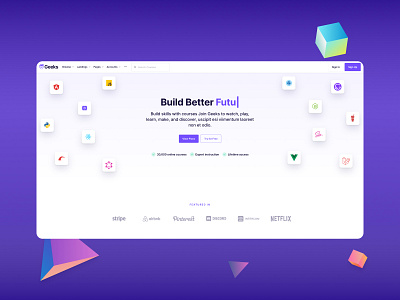 Academy Education Design Layout academy bootstrap ui kit business courses education homepage landing page landing page design online courses school uidesign uikit ux web webdesign