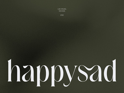 happysad logo branding design film font gradient happy identity juste lithuania logo minimalist movie navickaite sad type typography vector vilnius wordmark