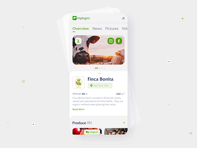 Single Farm App for Mylagro agronomy animation app design buy clean design desktop details eccomerce farm interface mobile motion shop ui ux website design