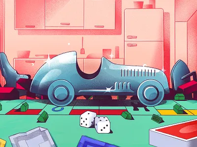 The One Win art design illustration minimal procreate procreate art retro vintage