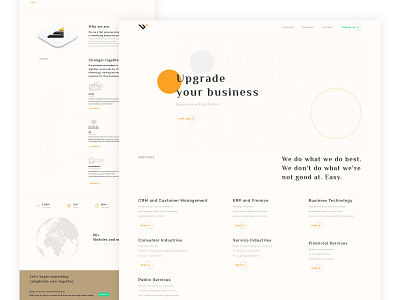 Wiztech landing page redesign adobe illustrator adobe photoshop adobe xd dribbble georgia interface product design tbilisi ui ux web web design