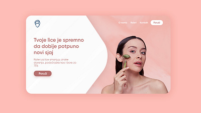 Jade rollers Beauty LandingPage beauty branding female landing page