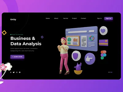 Data analysis landing page adobexd agency landing page analysis home page analysis landing page business clean ui data data analysis graphicdesign homepage interface landingpage trend 2021 ui web webdesign website