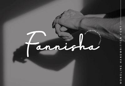 Fannsiha - Script Font beauty font font awesome girl monoline script