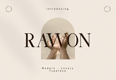 Rawon - Modern Luxury Font elegant font awesome font design glamour gold luxury strong