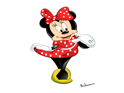 Mini Mouse design illustration illustrator