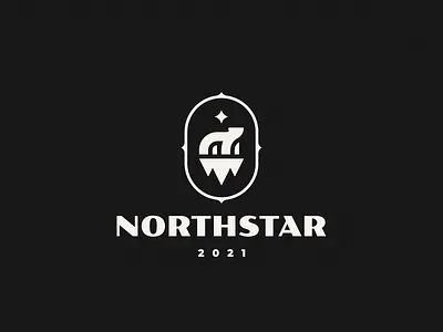 Northstar bear logo polar bear