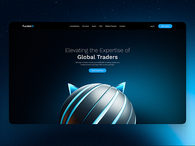 Prop Trading Firm - FundedX broker platform crypto trading landing page prop firm prop trading trade trading trading broker trading platform trading website trading website design web design website