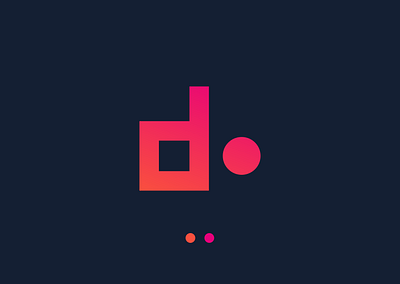 simple letter d logo branding design flat graphic design icon illustrator logo minimal typography
